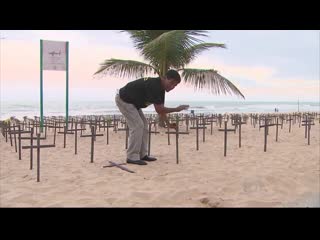 protest in praia de boa viagem recalls the increase in the number of murders