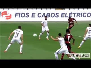 video of the penalty kick not scored for flamengo against santos