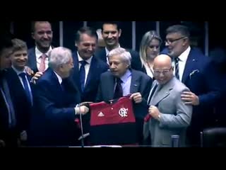 carlos alberto de n brega wins flamengo shirt from president bolsonaro