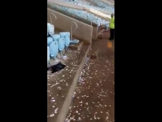 broken chairs during training