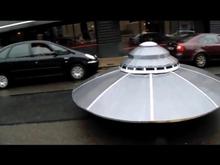 flying saucer police chase